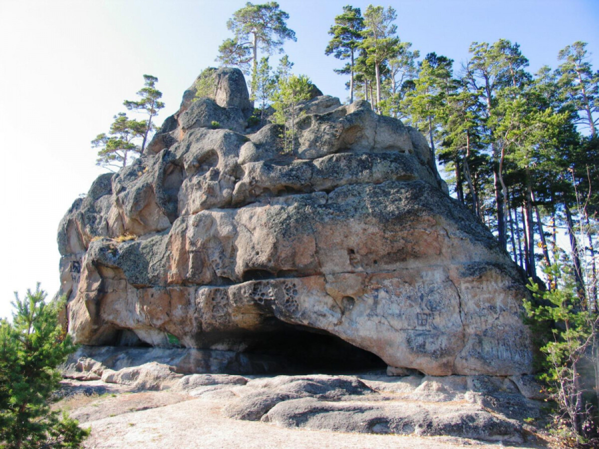 Bikers and Batyr Cave - e-history.kz